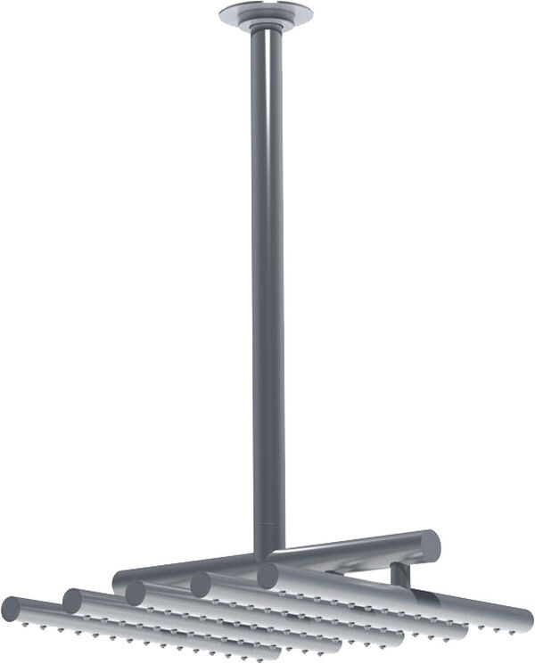 Pomme de douche avec effet pluie Vola Chromé image number 0