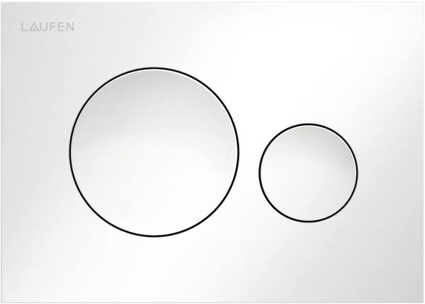 Placca di comando Laufen Ineo Moon, comando per risciacquamento parziale o completo dal di davanti image number 0