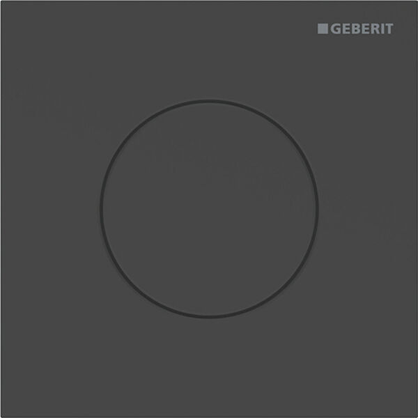 Commande urinoir Geberit HyTouch Typ40 round Noir mat Rev&ecirc;tement easy-to-clean image number 0