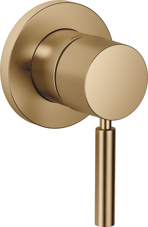M&eacute;langeur de douche-set de montage final Dornbracht Meta / Tara. Dark brass bross&eacute;