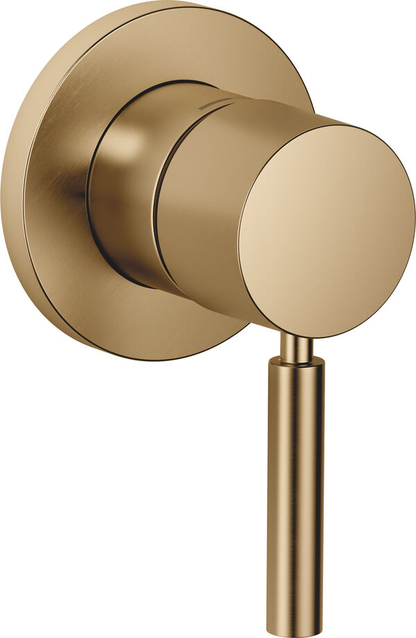 M&eacute;langeur de douche-set de montage final Dornbracht Meta / Tara. Dark brass bross&eacute; image number 0
