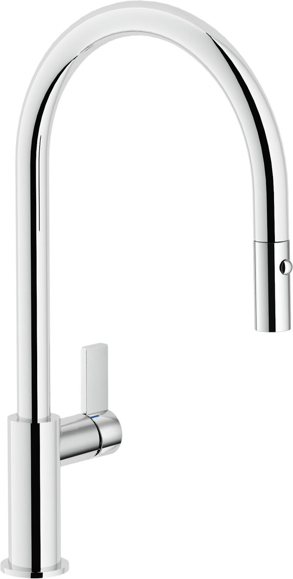 Miscelatore monocomando per lavello Alterna idis, doccia estraibile, inversore, s 224 mm, altezza image number 0