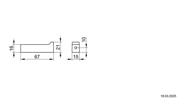 Crochet &agrave; linge Keuco Edition 11 Noir mat image number 1