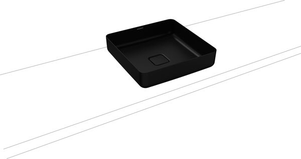 Auflegewaschtisch Kaldewei Miena 40 x 40 cm Schwarz matt image number 0