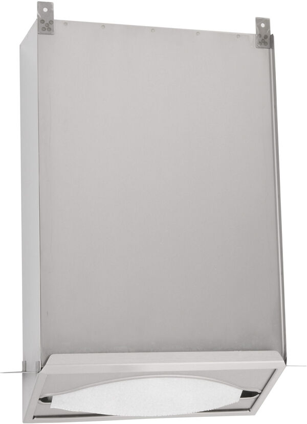 Distributore d'asciugamani in carta Bobrick ad incasso larghezza 29.1 cm altezza 45.7 cm image number 0