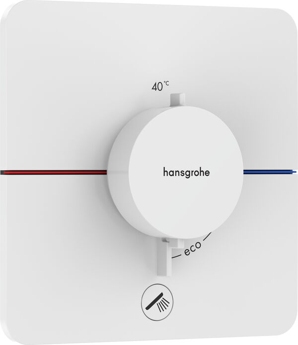 Sistema da doccia Hansgrohe Shower Select Comfort Q, termostato, placca di copertura angolata, 155 image number 0
