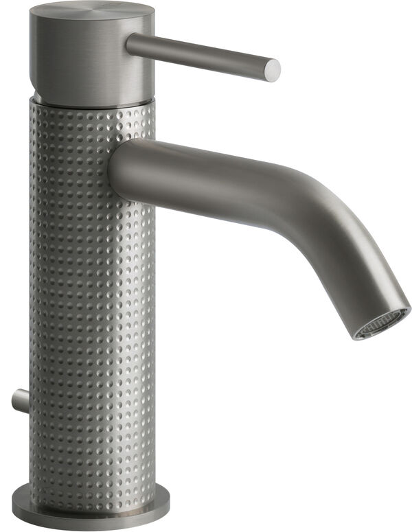 Einlochmischer Gessi 316 Steel brushed cesello image number 0
