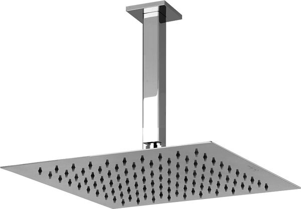 Pomme de douche avec effet pluie Emporio Acier inoxydable brillant image number 0