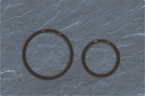 Plaque de d&eacute;clenchement Geberit Sigma50 round Ardoise mustang image number 0