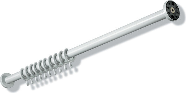 Tringle de douche Hewi Rouge rubis image number 0