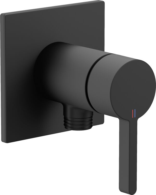 M&eacute;langeur de douche-set de montage final KWC Homebox Bevo Noir mat image number 0