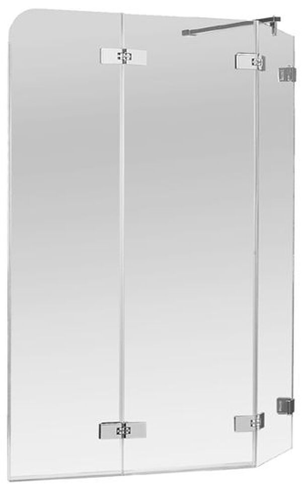 Trennwand Alterna lin Silber hochglanzeloxiert Echtglas klar CareTec Pro image number 0