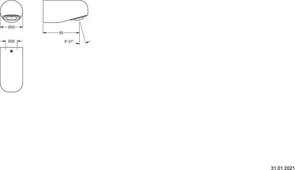 Duschkopf KWC SHMU0011 Verchromt image number 1