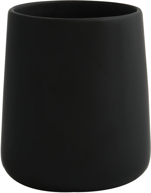 Tasse à dents Spirella Maonie noir mat