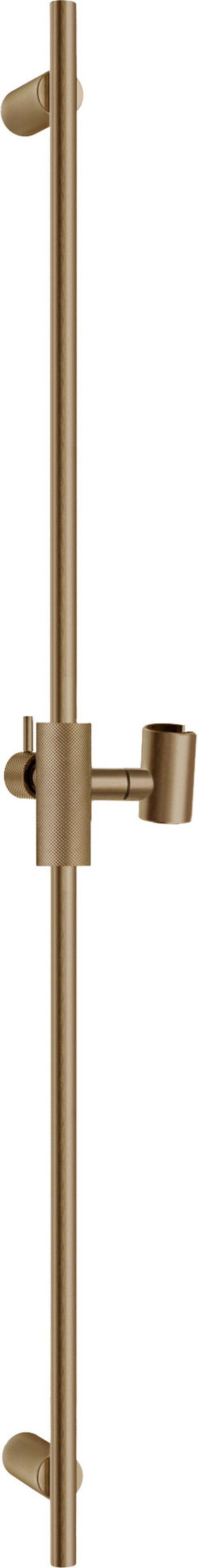 Glissière de douche Gessi Habito warm Steel brushed diamantato