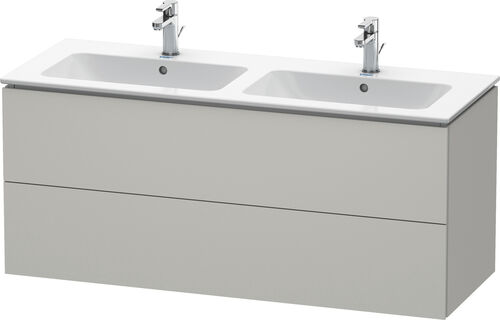Waschtischmöbel L-Cube betongrau matt
