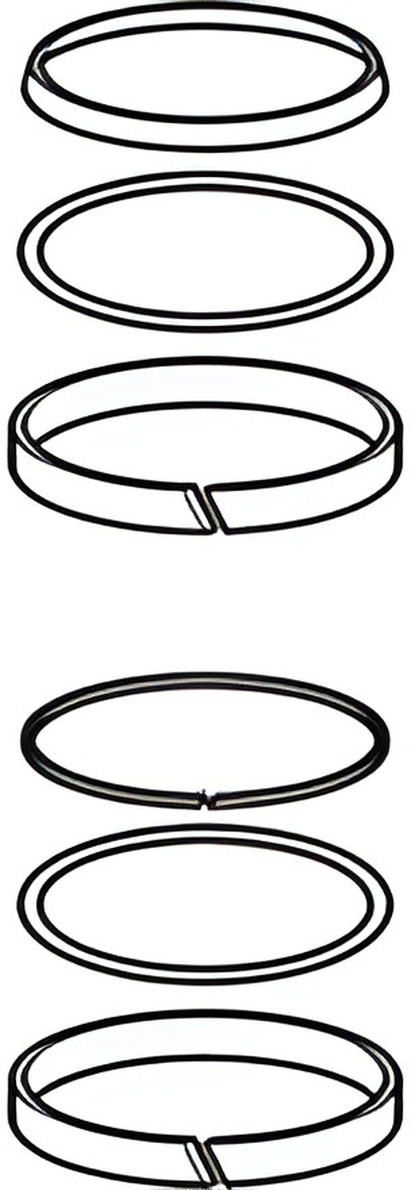 Set guarnizioni per bocca mobile KWC Domo / Orcino image number 0