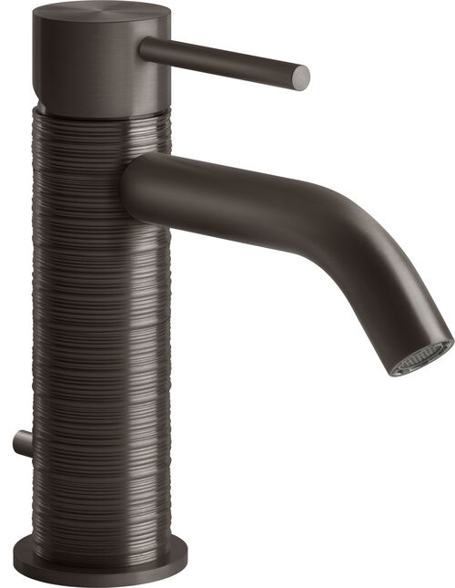 Mélangeur monobloc Gessi 316 Black metal brushed trame