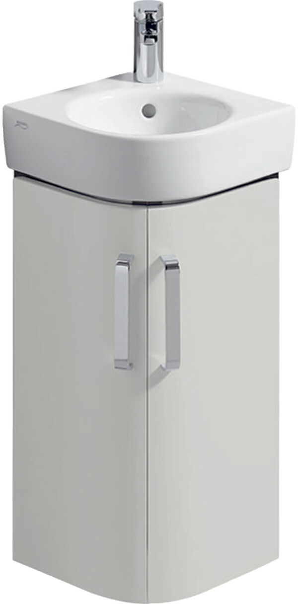 Meuble sous-lavabo d'angle Geberit Renova Compact Gris claire image number 0