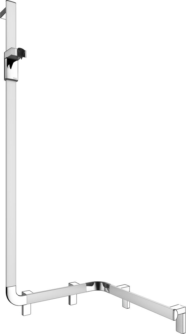 Corrimano per doccia con barra doccia Keuco Collection Axess, asta doccia sinistra (come image number 0