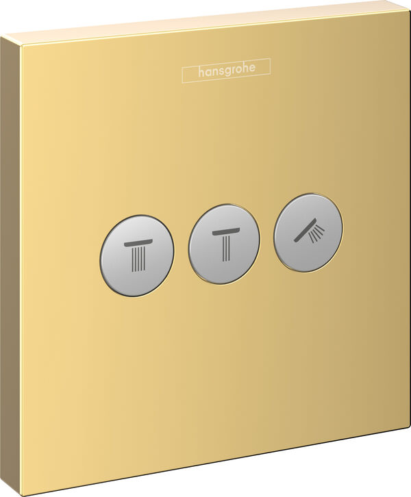 Sistema da doccia Hansgrohe Shower Select, rubinetto d'arresto ½", 155 x 155 mm, 3 uscite, ad image number 0