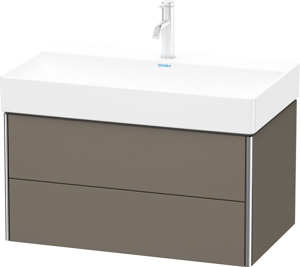 Meuble sous-lavabo Duravit XSquare Flannel grey satin&eacute; mat image number 0