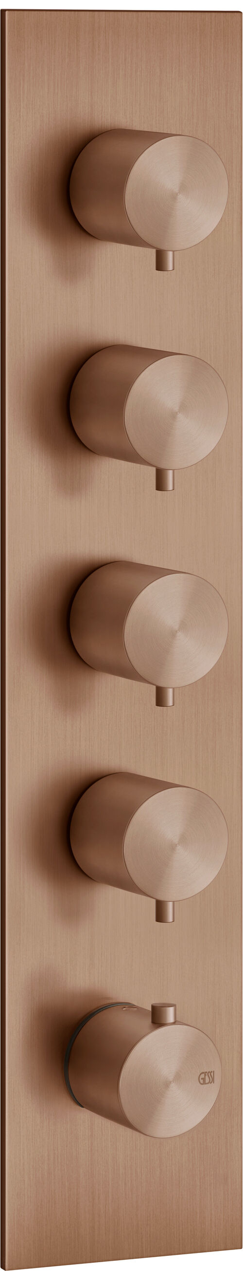 Miscelatore bagno / doccia-set di montaggio finale Gessi 316 Copper brushed