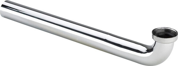 Coude d'évacuation Viega avec raccord 1¼", longueur 35 cm, Ø 32 mm chromé image number 0