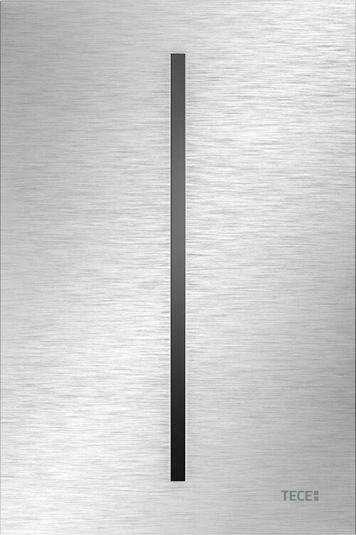 Bet&auml;tigungsplatte Tece Filo Edelstahl geb&uuml;rstet