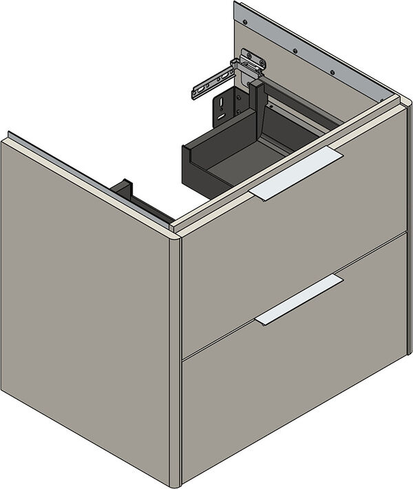 Meuble sous-lavabo Alterna pro S Light grey image number 0