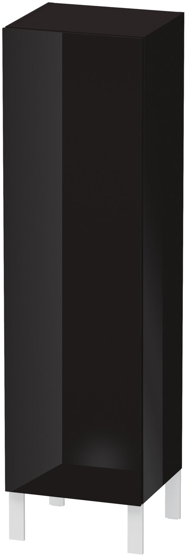 Seitenschrank L-Cube schwarz hochglanz image number 0
