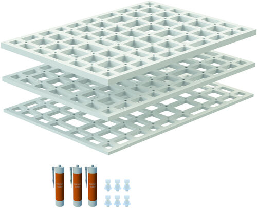 Elemento per sottocostruzione Schedel quadroU in tre parti