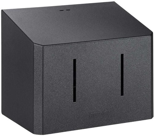 Papierhalter Hygolet Duoroll Edge schwarz Pulverbeschichtet