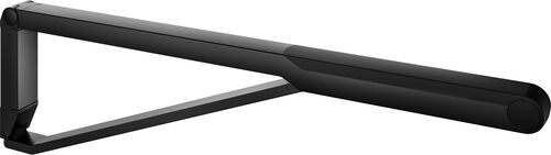 Corrimano ribaltabile Keuco Collection Axess Nero opaco Grip pad nero