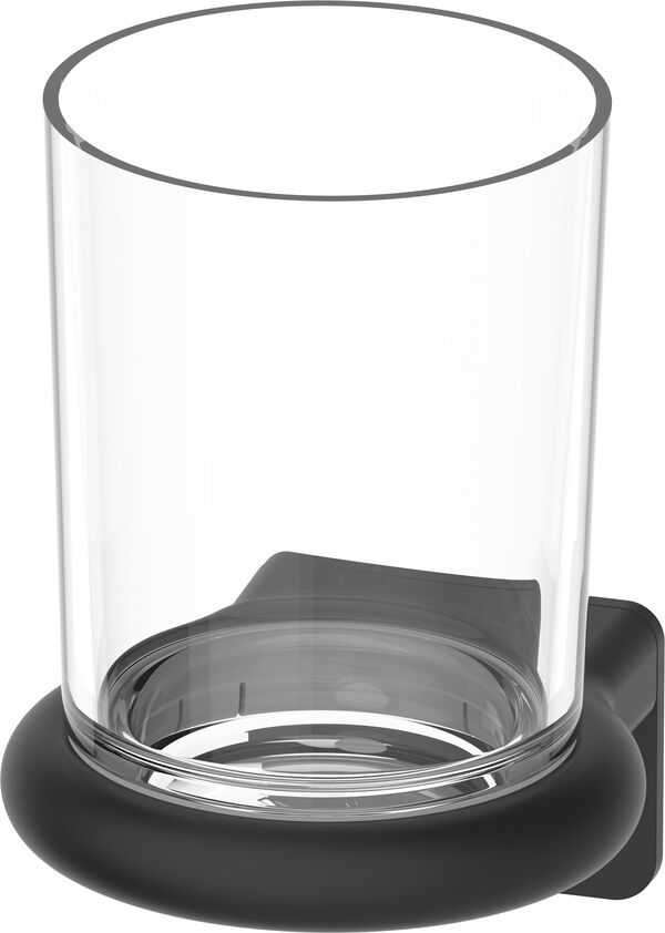 Porte verre Bodenschatz Nia Adesio Noir mat image number 0