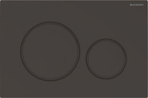 Betätigungsplatte Geberit Sigma20 round schwarz matt