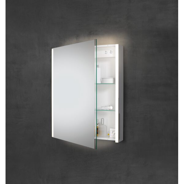 Spiegelschrank Sidler Focus LED AP Weiss Lichtfarbe stufenlos verstellbar 2000-6500 K image number 1