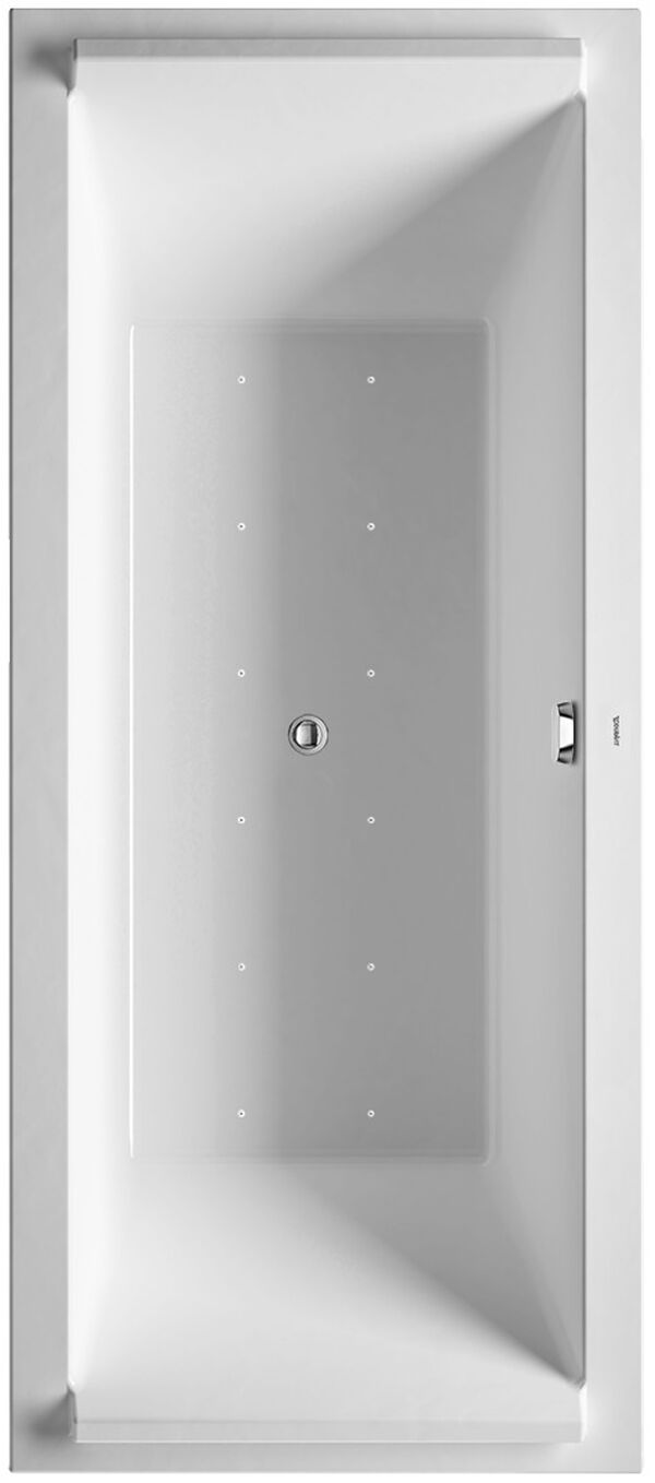 Vasca idromassaggio Duravit Starck, 180 x 80 cm, in materia sintetica acrilica, sistema Air, con image number 0