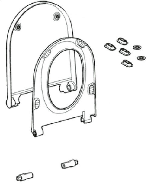 WC-Sitz für Geberit AquaClean Sela weiss matt