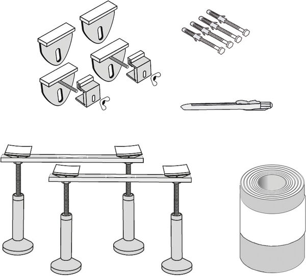 Schallschutz-Set Alterna für Badewannen aus Stahl   image number 0