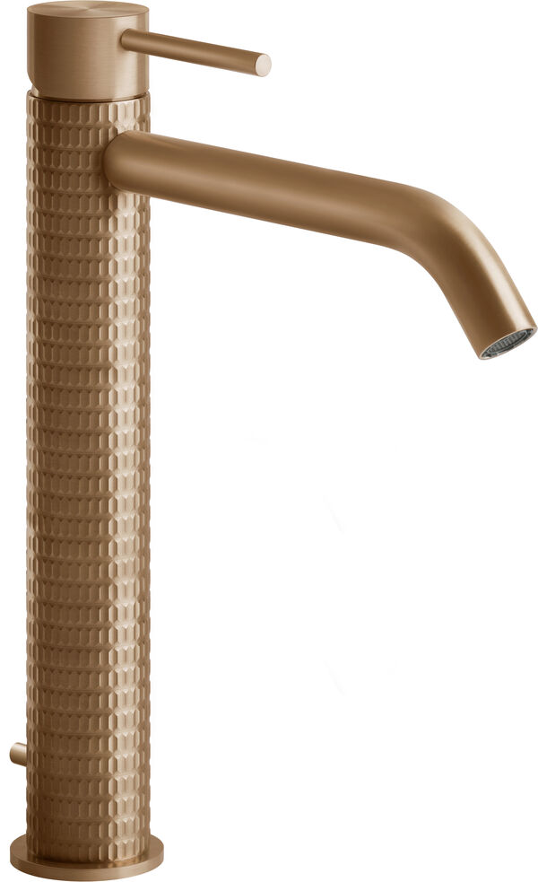 Einlochmischer Gessi 316 Warm steel brushed Meccanica image number 0