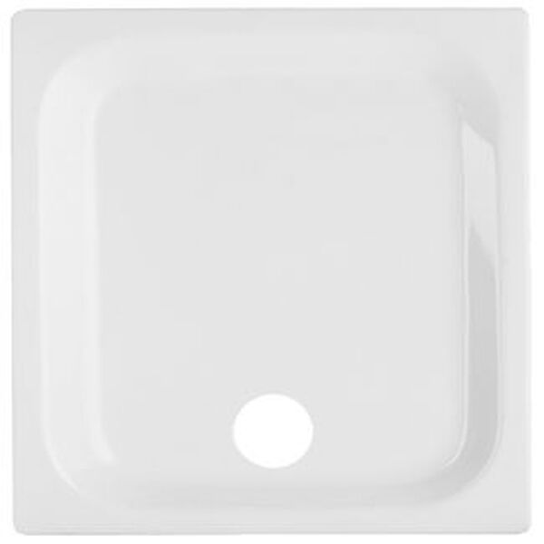 Vasca da doccia Schmidlin 100 x 100 x 6,5 cm foro dello scarico d. 90 mm in acciaio image number 0