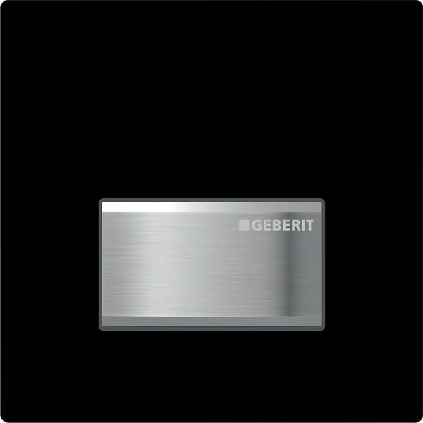 Urinoirsteuerung Geberit Typ50 square Schwarz RAL 9005 image number 0