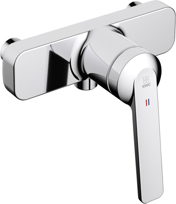 Miscelatore da doccia KWC Domo 6.0, distanza 120 mm, senza raccordi regolabili &frac12;" x &frac12;", senza tubo image number 0