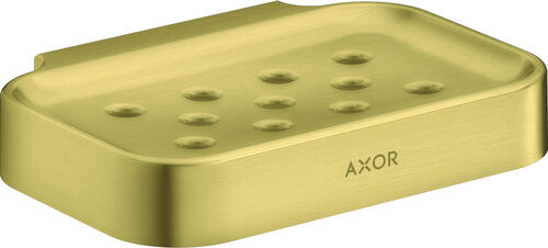 Portasapone Axor Universal Circular brushed brass