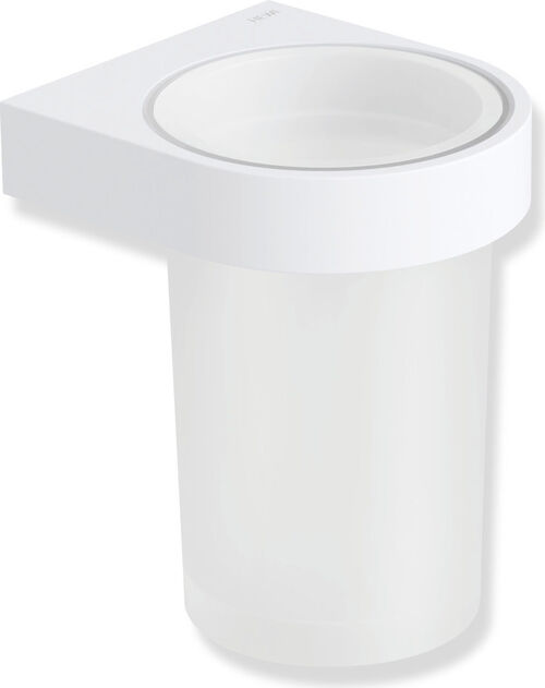Porte-verre Hewi System 800 noir mat peint par poudrage