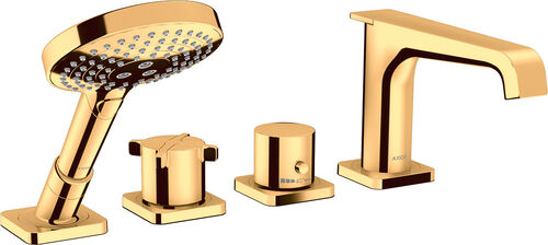 Wannenfüllkombination Axor Citterio E Polished gold optic