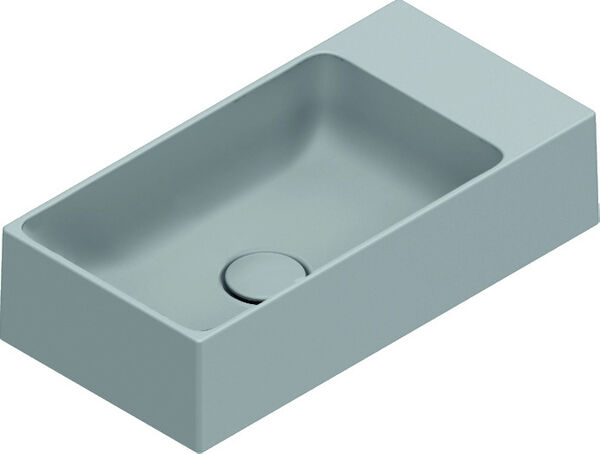 Lavamani Alterna elena 50 x 25 cm, senza troppopieno senza foro per rubi. materiale fissaggio image number 0