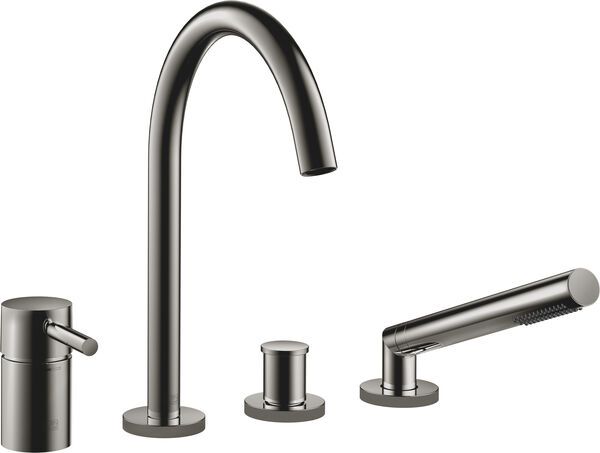 Garniture de remplissage Dornbracht Meta, 4-trous Dark chrome image number 0