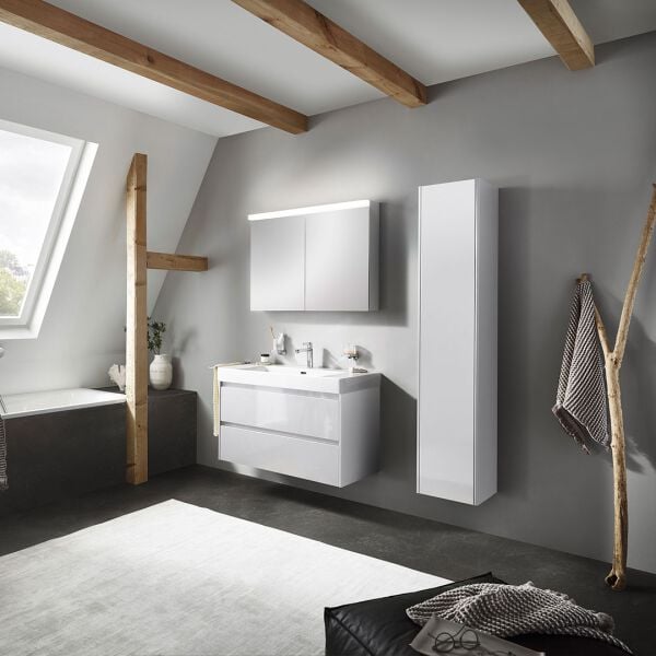 Meuble sous-lavabo Alterna pro S Blanc brillant image number 1